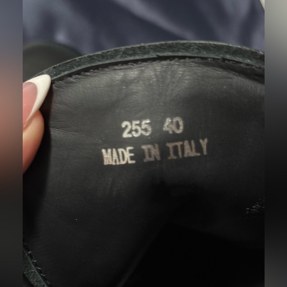 Prada Women's Black Combat Boots Monolith - Picture 5 of 12